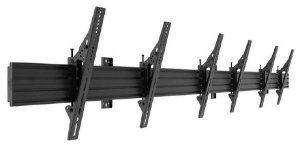 Atdec 3x1 Wall Menu Board Mount (3m Rail), Tilting Angle. Max Load Per Display: 50kg