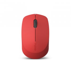 Rapoo M100 Multi-Mode Wireless Bluetooth Quiet Click Mouse - M100-Red