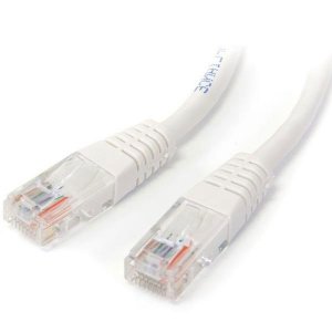 Startech M45pat15mwh 15m Cat5e White Molded Cat5e Patch Cable