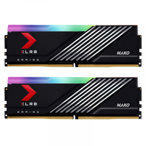 PNY XLR8 Gaming MAKO EPIC-X RGB 32GB (2x 16GB) DDR5 6000MHz Desktop Memory Black