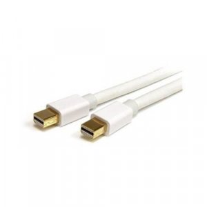 Startech Mdpmm1mw 1m 3 Ft White Mini Displayport Cable M/m