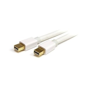 Startech Mdpmm2mw 2m 6 Ft White Mini Displayport Cable M/m