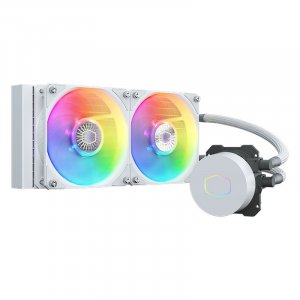 Cooler Master MasterLiquid ML240L V2 ARGB AIO Liquid CPU Cooler - White 