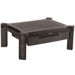 StarTech Computer Monitor Riser Stand with Drawer - Height Adjustable MONSTADJD