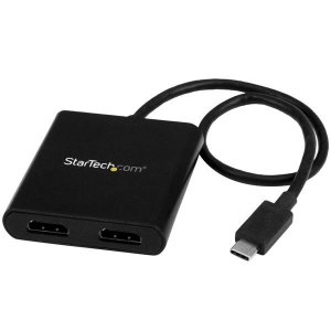 StarTech USB-C to HDMI Multi-Monitor Adapter - 2-Port MST Hub MSTCDP122HD