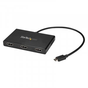 StarTech 3-Port Multi Monitor Adapter - USB-C to HDMI Video - MST Hub