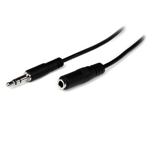 StarTech 1m Slim 3.5mm Stereo Extension Audio Cable - M/F MU1MMFS