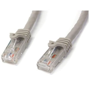 StarTech 15m Cat6 Gigabit Snagless RJ45 UTP Patch Cable (M/M) - Grey