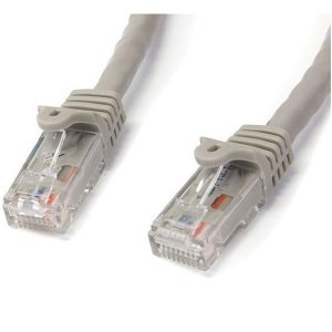 Startech N6patc1mgr 1m Gray Snagless Utp Cat6 Patch Cable