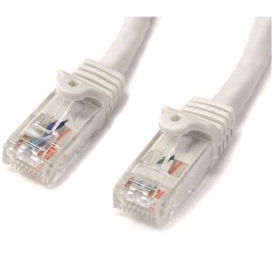 Startech N6patc2mwh 2m White Snagless Utp Cat6 Patch Cable