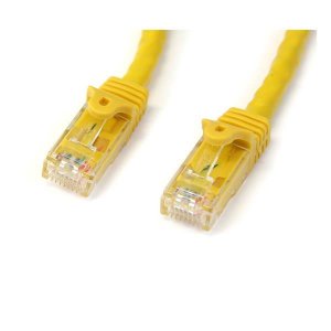 StarTech CAT6 Ethernet Cable 3m Yellow 650MHz 100W Snagless Patch Cord N6PATC3MYL