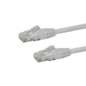 StarTech 0.5m White Cat6 / Cat 6 Snagless Ethernet Patch Cable 0.5 m N6PATC50CMWH