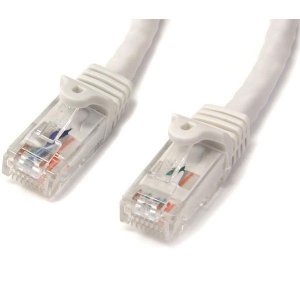 StarTech 5m Cat6 Gigabit Snagless RJ45 UTP Patch Cable (M/M) - White