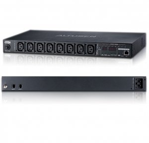 ATEN PE6208 20A/16A 8 Outlet 1U Metered & Switched eco PDU