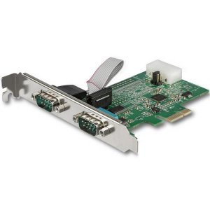 StarTech 2 Port RS232 Serial Adapter Card with 16950 UART - PCIe Card PEX2S953LP