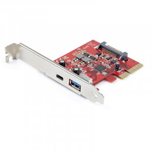 StarTech 2-Port 10Gbps USB-A & USB-C PCIe Card Adapter PEXUSB311AC3