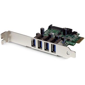 StarTech 4 Port PCI Express PCIe USB 3.0 Card