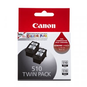Canon PG510 Blk Ink Twin Pack 2 x 220 pages Black