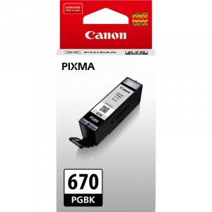 Canon PGI-670BK Black Ink Cartridge Up To 300 pages