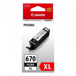 Canon PGI-670XLBK High Capacity Black Ink Cartridge Up To 500 pages