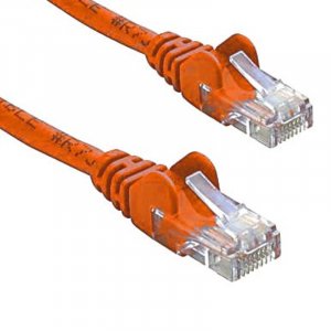 8ware 2m Cat6 Snagless UTP Ethernet Cable - Orange