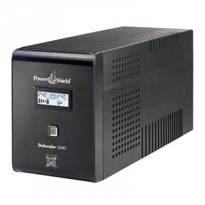 PowerShield Defender Line Interactive UPS 2000VA 1200W AVR Australian Outlets PSD2000