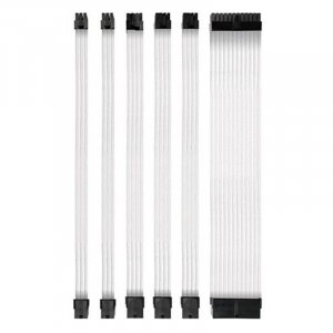 Antec Sleeved Extension PSU Cable Kit V2 - Black/White