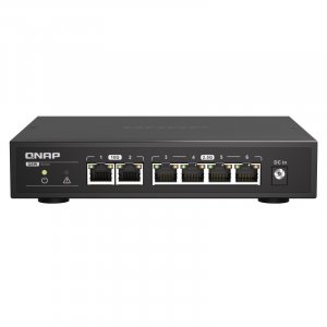 QNAP QSW-2104-2T 2-Port 10GbE 4-Port 2.5GbE Unmanaged Desktop Switch