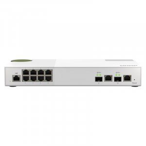 QNAP QSW-M2108-2C 8-Port 2.5GbE & 2-Port 10GbE Combo Managed Desktop Switch