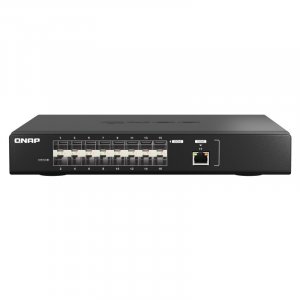 QNAP QSW-M5216-1T 16-Port 25GbE SFP28 Layer 2 Managed Rackmount Switch