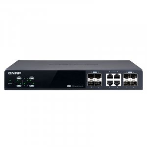 QNAP QSW-M804-4C 4-Port 10GbE SFP+ + 4-Port 10GbE SFP+ Combo Web Managed Switch