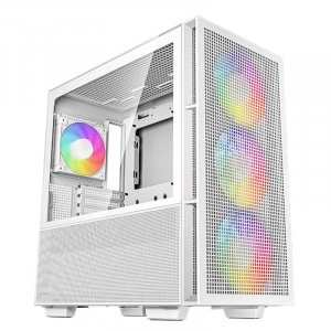 Deepcool CH560 Tempered Glass Mid-Tower ATX Case - White