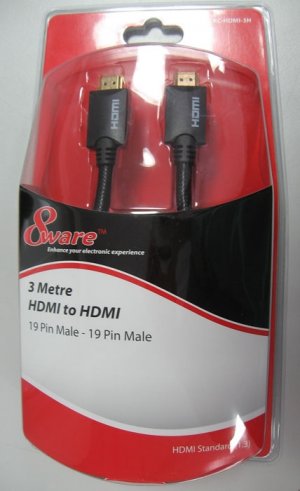 8Ware 3.0m HDMI v1.3 Male-Male Cable