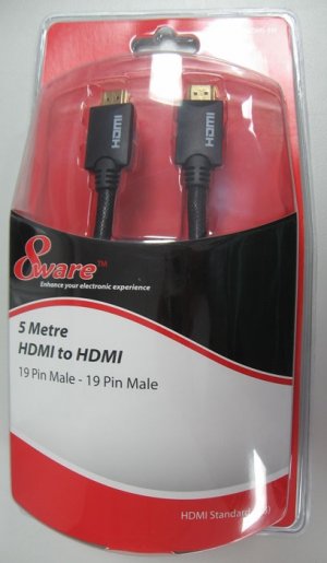 8Ware 5m HDMI v1.4 Cable Male-Male Cable