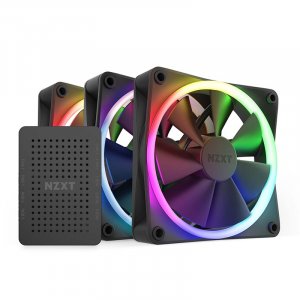 NZXT F120RGB 120mm RGB Case Fan - Triple (Black)