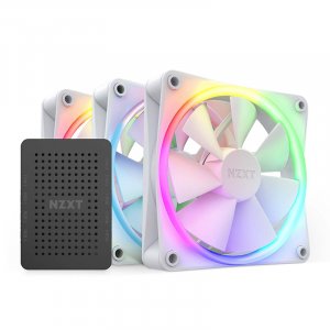 NZXT F120RGB 120mm RGB Case Fan - Triple (White)