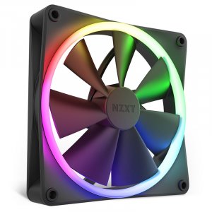 NZXT F140RGB 140mm RGB Case Fan - Single (Black)