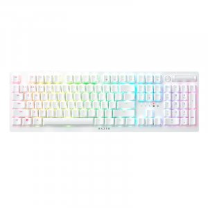 Razer DeathStalker V2 Pro RGB Wireless Gaming Keyboard - White - Clicky Purple