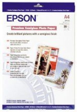 Epson A4 Semi Glossy Premium Paper 20 Sheets (S041332)