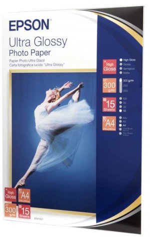 Epson Ultra Glossy Photo Paper A4 15 Sheets (S041927)