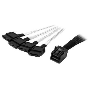 StarTech 1m Internal SFF-8643 Mini-SAS to 4x SATA Cable SAS43SAT1M