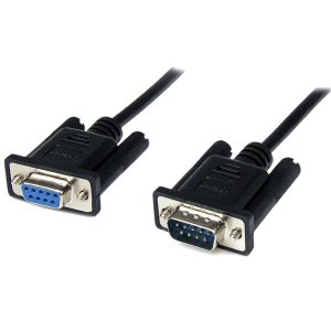 Startech Scnm9fm1mbk 1m Black Db9 Rs232 Null Modem Cable F/m