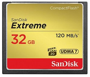 SanDisk 32GB Extreme CompactFlash Card SDCFXSB-032G
