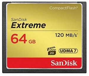 SanDisk 64GB Extreme CompactFlash Card SDCFXSB-64G