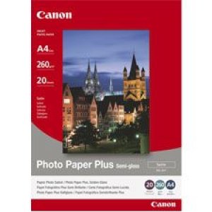 Canon SG201A4 20 Sheets 260 gsm Semi Gloss Photo Paper