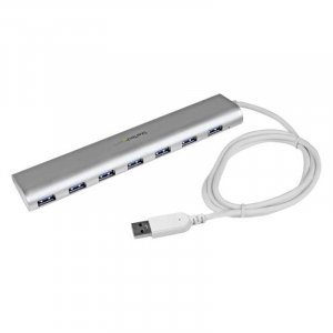 Startech St73007ua 7 Port Compact Usb 3.0 Hub - Aluminum