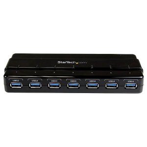 Startech St7300usb3b 7 Port Superspeed Usb 3.0 Hub W/ Adapter