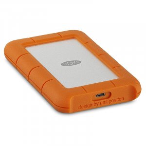 LaCie 2TB Rugged USB Type-C External Portable Hard Drive STFR2000800