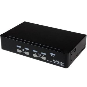 StarTech 4 Port VGA USB KVM Switch with OSD - 1U Rackmount SV431DUSBU