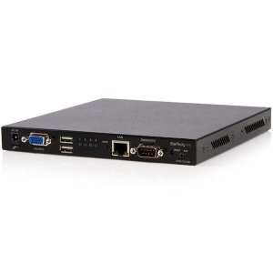 StarTech 4 Port VGA USB IP KVM Switch with Virtual Media - 1U Rackmount SV441DUSBI